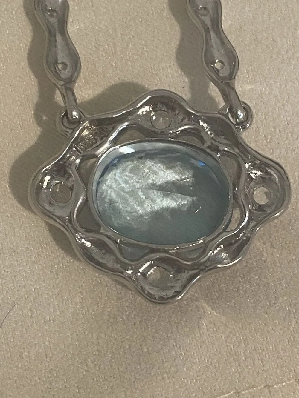 Sky Blue Topaz Rhodium Over Sterling Silver Necklace 14.34ctw
